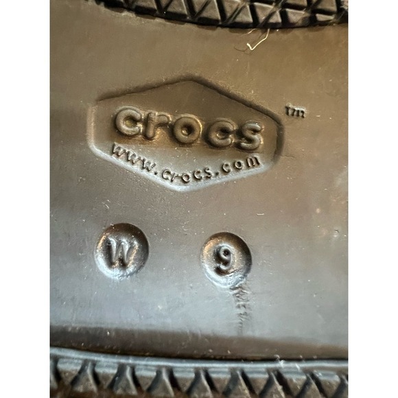 CROCS speckled all over rubber mule work comfort women’s 9 - Picture 10 of 10